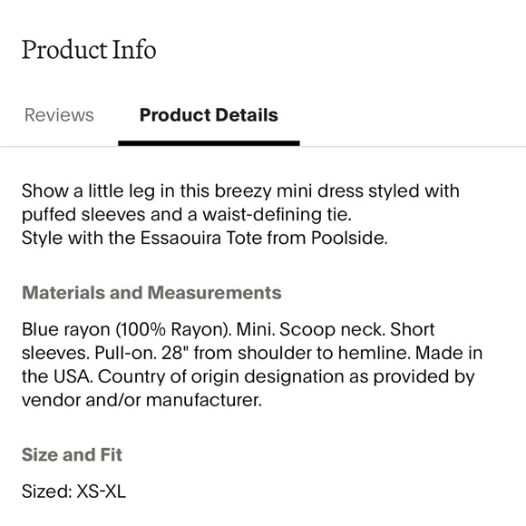 Excellent Condition Slate & Willow Navy Floral Mini Dress Size Medium - Picture 7 of 7